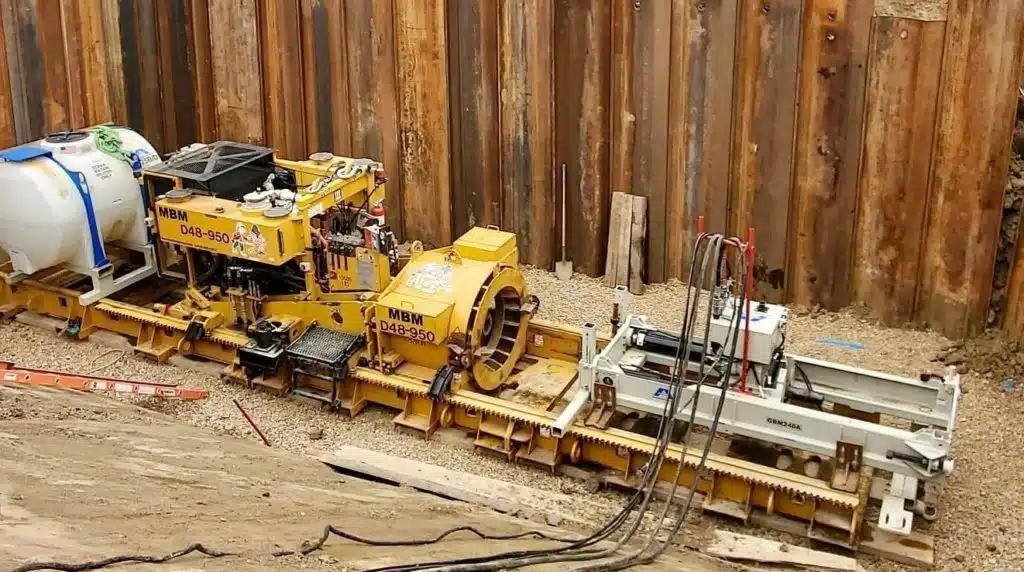 operator side with GBM CLOSE UP